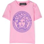 T-shirts à imprimés de créateur Versace roses enfant en promo 