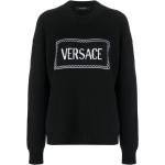 Pulls de créateur Versace noirs à mailles Taille XS pour femme 