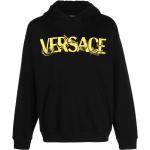 Sweats de créateur Versace noirs en viscose à manches longues classiques pour homme en promo 