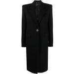 Manteaux en laine de créateur Versace noirs à manches longues Taille XS pour femme 