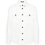 Chemises de créateur Versace blanches à manches longues à manches longues Taille 3 XL pour homme 