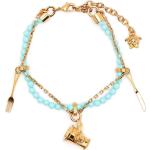 Bracelets de perles de créateur Versace en métal à perles pour homme en promo 