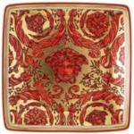 Coupelles Versace rouges en porcelaine 