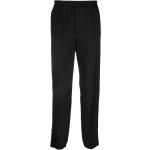Versace pantalon de jogging à chevilles zippées - Noir