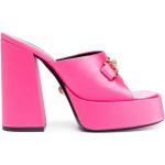 Sandales à talons de créateur Versace roses Pointure 41 pour femme 