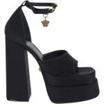 Sandales à talons de créateur Versace noires Pointure 41 look fashion pour femme 