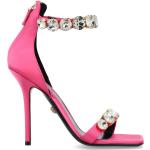 Sandales à talons de créateur Versace roses Pointure 38 pour femme 
