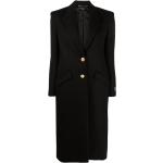 Manteaux en laine de créateur Versace noirs en viscose Taille XS pour femme 