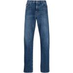 Jeans droits de créateur Versace bleus W33 L36 pour homme 