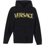 Sweats de créateur Versace noirs à logo à capuche Taille XL pour homme 