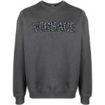 Sweats de créateur Versace gris foncé Taille M look casual 
