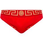Slips de bain de créateur Versace rouges Taille 3 XL 