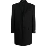 Manteaux en laine de créateur Versace noirs en viscose à manches longues Taille XXL pour homme en promo 
