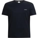 T-shirts col rond de créateur Versace noirs à logo en caoutchouc à manches courtes à col rond Taille XL 