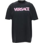 T-shirts de créateur Versace noirs Taille XS look fashion pour femme 