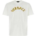 T-shirts de créateur Versace blancs Taille XL look casual 