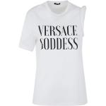 T-shirts à imprimés de créateur Versace blancs 