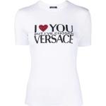 T-shirts de créateur Versace blancs Taille M pour femme 