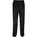 Pantalons chino de créateur Versace noirs en laine Taille L look casual 