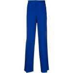 Pantalons chino de créateur Versace bleu électrique Taille L 