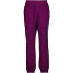 Pantalons taille élastique de créateur Versace violets Taille M look casual 