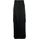 Pantalons taille haute de créateur Versace noirs en viscose Taille XS look fashion pour femme 