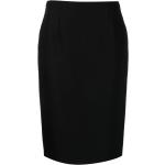 Jupes crayon de créateur Versace noires en viscose mi-longues Taille XL pour femme en promo 