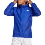 Vestes de running adidas Adizero bleues à capuche Taille M pour homme 