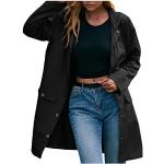 Vestes de ski noires en cuir synthétique imperméables coupe-vents Taille XL plus size look fashion pour femme 