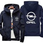 Veste coupe-vent à capuche pour homme pour Opel - Impression 3D - Décontractée - Coupe-vent - Printemps - Automne - Confortable - Fine - Cardigan avec poches - E|7XL