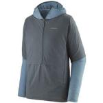 Vestes de running Patagonia grises en taffetas coupe-vents respirantes éco-responsable Taille L pour homme en promo 