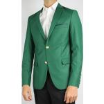 Vestes de costume Kebello vertes en polyester Taille 3 XL look fashion pour homme 