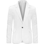 Vestes de costume blanches Taille L look fashion pour homme 
