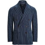 Vestes de costume de créateur Ralph Lauren Polo Ralph Lauren bleu marine à rayures Taille XL look preppy pour homme 