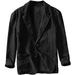 Vestes de moto  de mariage noires en velours à strass coupe-vents à col montant Taille XXL plus size look fashion pour homme 