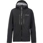 Vestes de randonnée Columbia noires imperméables coupe-vents respirantes Taille S look fashion pour homme 