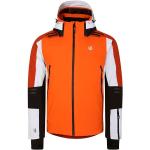 Vestes de ski Dare 2 be orange imperméables respirantes avec jupe pare-neige Taille L look fashion pour homme 