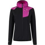 Vestes de ski Montura violettes coupe-vents respirantes à capuche Taille L pour femme 
