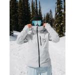 Vestes de ski argentées en gore tex avec jupe pare-neige Taille L pour femme 