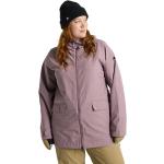 Vestes de ski violettes imperméables avec zip d'aération Taille L pour femme 