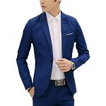 Vestes de costume bleues Taille S look fashion pour homme 