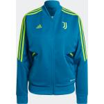 Vestes de survêtement adidas Juventus turquoise Juventus de Turin Taille S pour femme en promo 