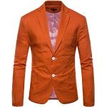 Vestes de ski orange en velours à paillettes imperméables à capuche Taille XXL look fashion pour homme 