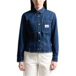 Vestes en jean Calvin Klein Jeans bleues en coton Taille S pour femme en promo 