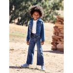 Vestes en jean Vertbaudet bleues en coton Taille 5 ans pour fille en promo de la boutique en ligne Vertbaudet.fr 