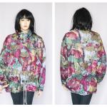 Vestes vintage de printemps multicolores imperméables coupe-vents pour femme 