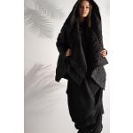 Doudounes noires à capuche look gothique pour femme 