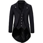 Vestes de moto  de mariage noires à fleurs à paillettes NY Yankees Taille XL plus size steampunk pour homme 