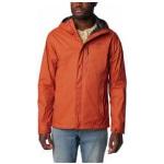 Vestes de pluie Columbia Pouring Adventure orange imperméables respirantes Taille S pour homme en promo 