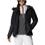 Vestes de ski Columbia blanches imperméables respirantes avec jupe pare-neige Taille L look fashion pour femme 